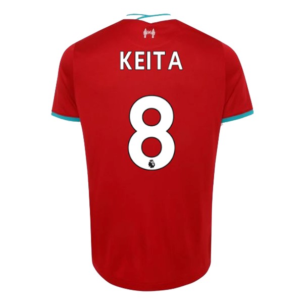 Camiseta Liverpool NO.8 Keita 1ª 2020-2021 Rojo